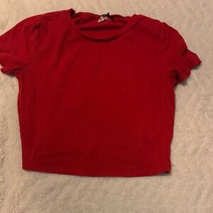 Garage Red Crop Top
